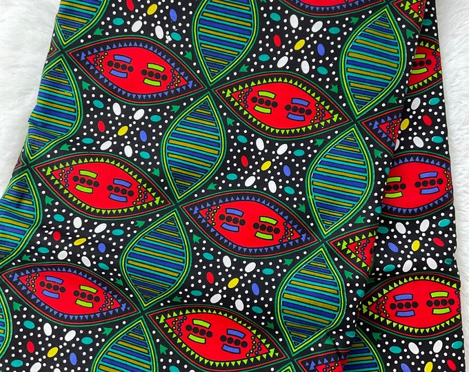 African Fabric/African prints/ Ankara fabric/ African wax/Hollandais/ African fabric/ African fabric 6 yards/FG80