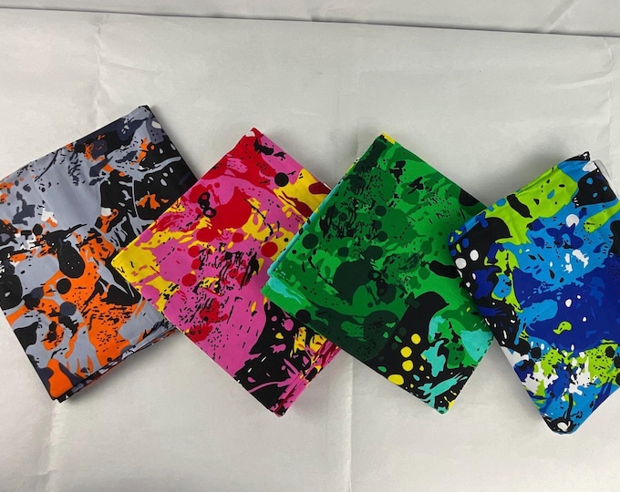 African Fabric/African Print/Ankara Fabric Bundle-Pink,Green Blue Grey /By The Yard/African Clothing/FG05r/African Fabric 6 Yards/Ankara 6 Y