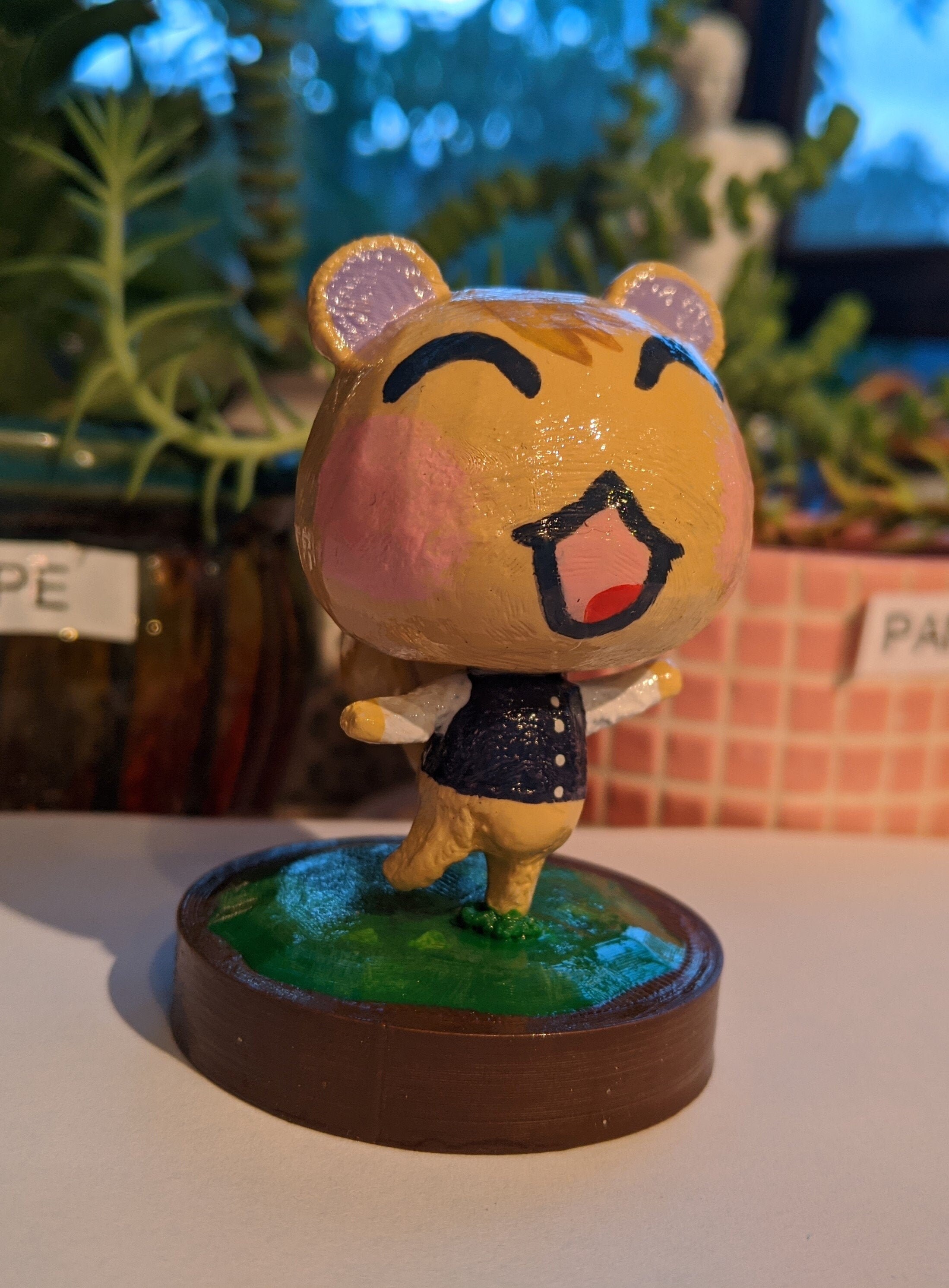 Marshall Squirrel Dance Animal Crossing Amiibo Hand Painted | Etsy