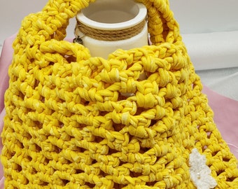 Sunny Yellow Beach Bag