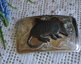 armadillo belt buckle