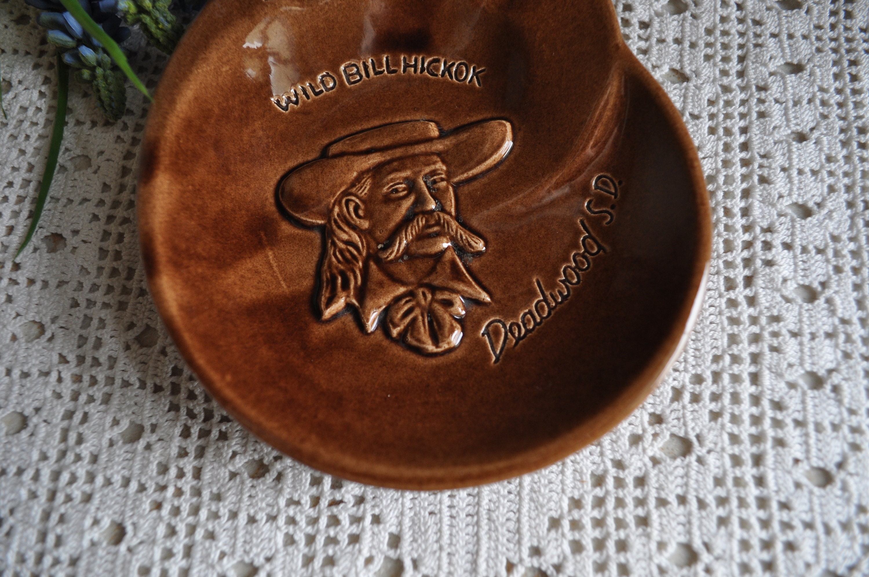 Souvenir Ashtray Deadwood S.D. Wild Bill Hickok Etsy
