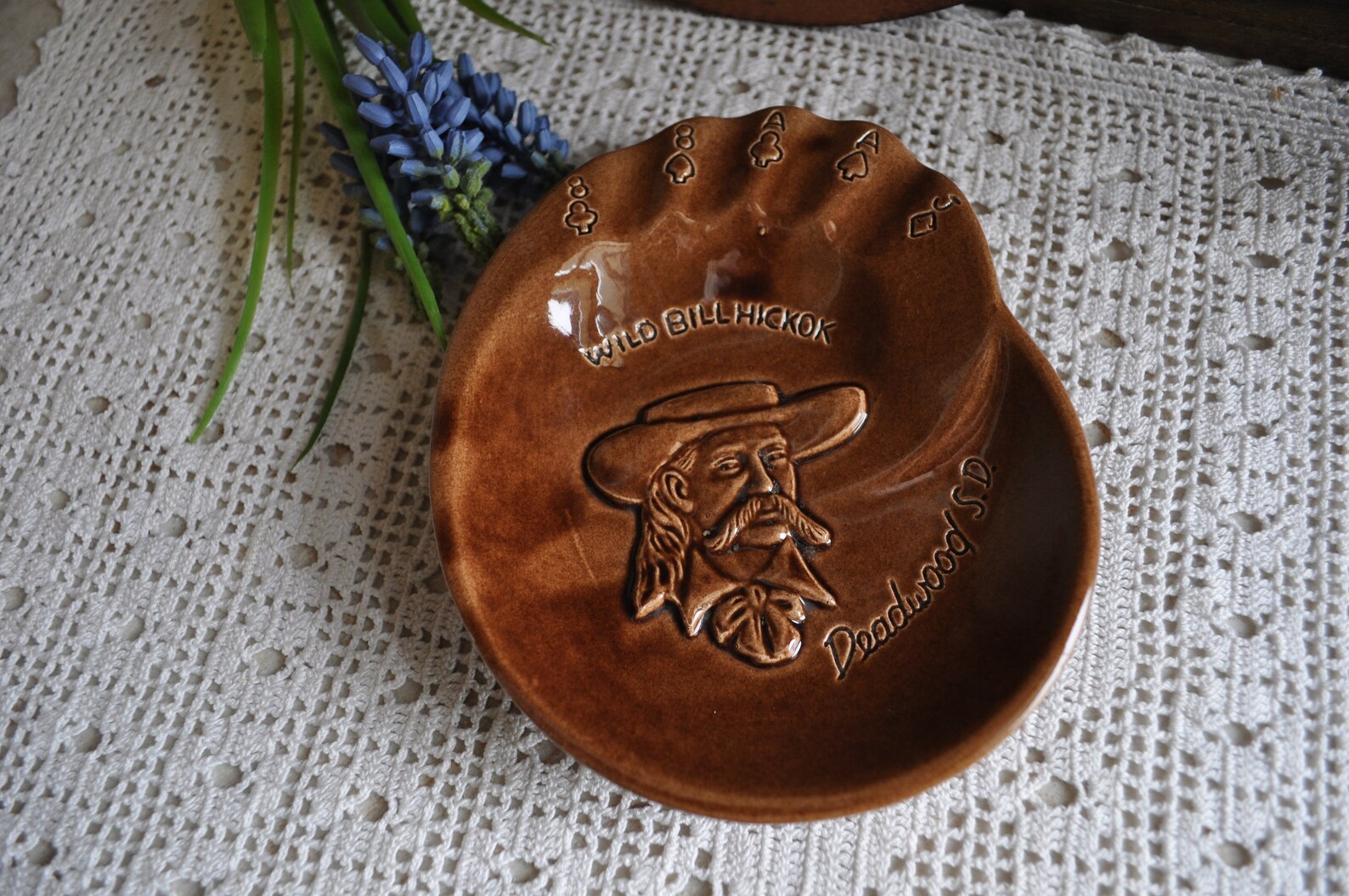 Souvenir Ashtray Deadwood S.D. Wild Bill Hickok Etsy