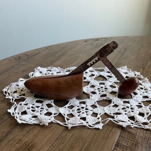 Vintage Shoe Stretcher Adjustable Wood