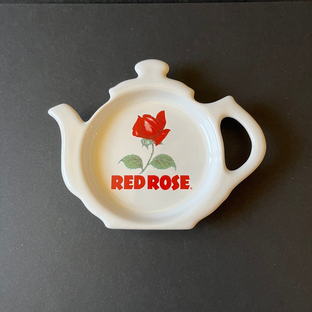 Wade Red Rose Tea Bag Holder Etsy