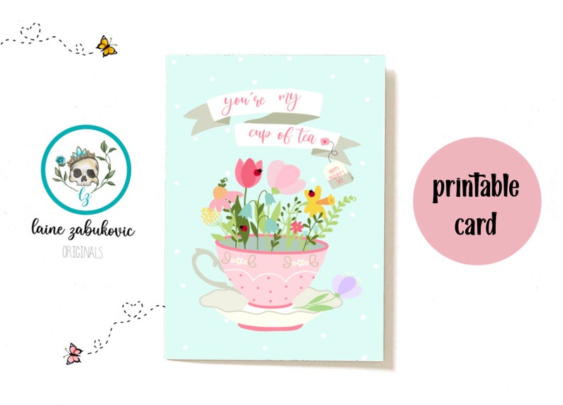 Printable Mothers Day Greeting Card Mothers Day Note - Etsy