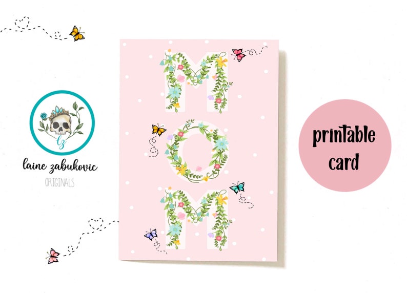 Printable Mothers Day Greeting Card Mothers Day Note - Etsy