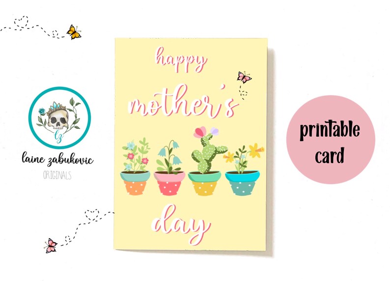 Printable Mothers Day Greeting Card Mothers Day Note - Etsy