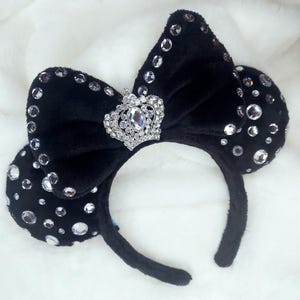 Bling Queen Mouse Ears - Rhinestone Mouse Ears - Minnie Ears