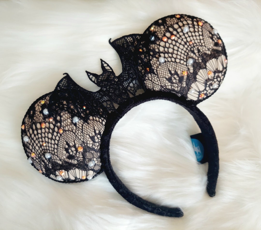 In Ye Olden Days BAT Mouse EARS Mouse Ears Halloween Minnie Ears BATS