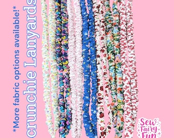Teacher Scrunchie Lanyard, Scrunchie Lanyard