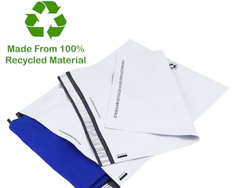 Poly Mailers - ECO-FRIENDLY Made From 100% Recycled Material Sustainable Shipping Envelope Mailing Plastic Bags SMART Mailer