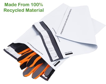 Poly Mailers - ECO-FRIENDLY Made From 100% Recycled Material Sustainable Shipping Envelope Mailing Plastic Bags SMART Mailer
