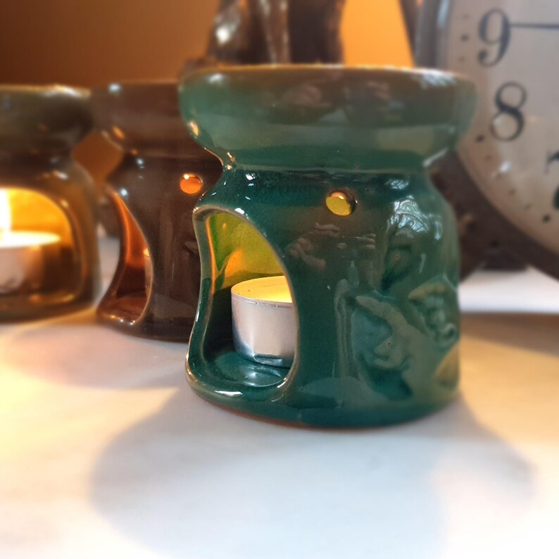 Essential Oil Burner 7cm Aromatherapy Burner Ceramic Oil Etsy