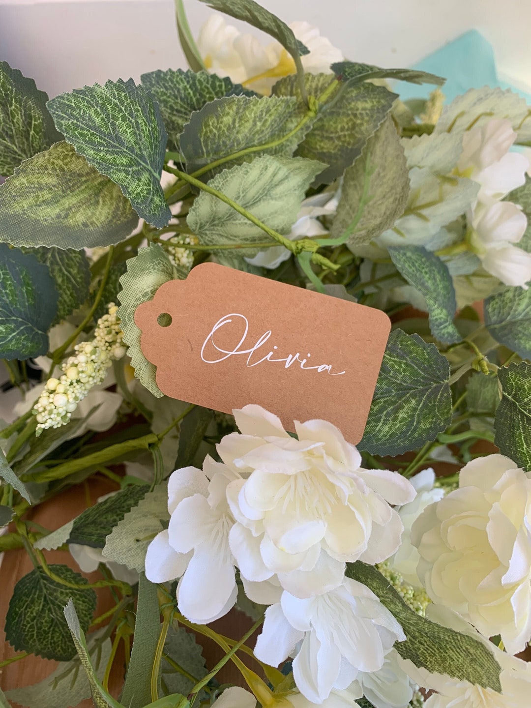 Personalised Name Tags Gift Bag Wedding Name Place Tag Hen Etsy