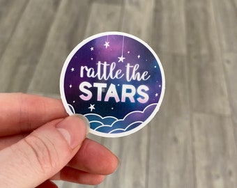 Rattle the Stars Sticker: Throne of Glass Inspired Vinyl Decal