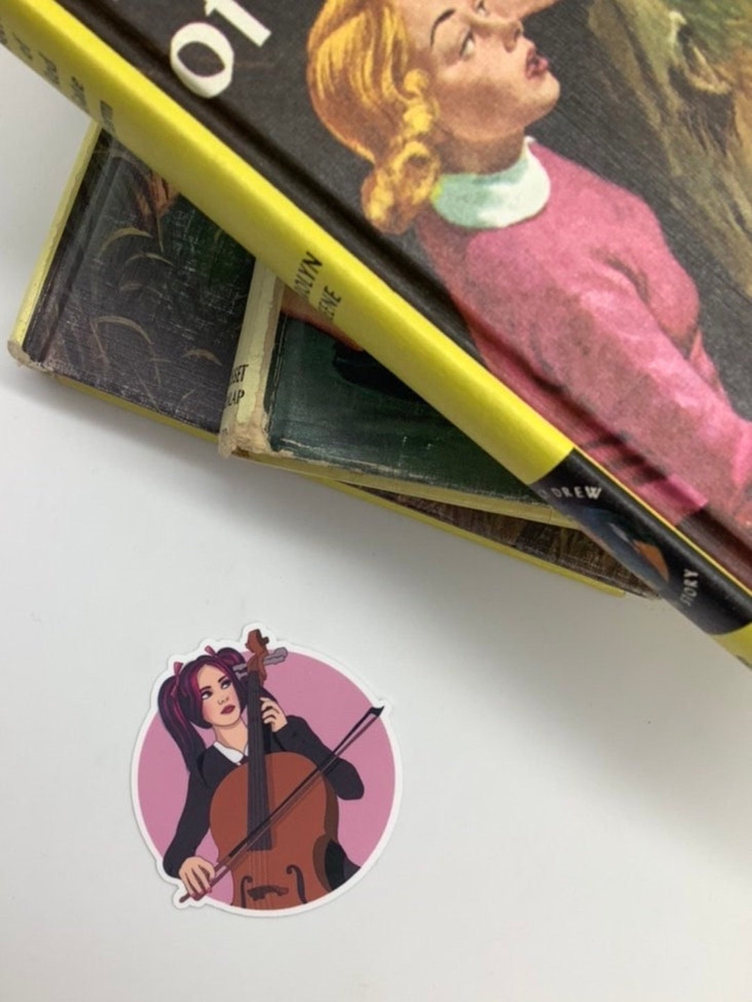 Mel - Mystery Solving Girl Detective Sticker: Cello Player Die-cut ...