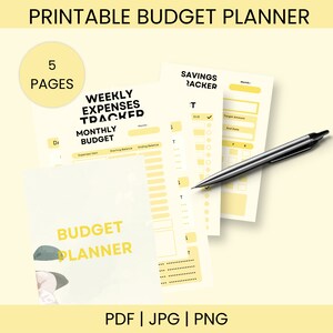 Budget Planner Printable, Finance Tracker, Finance Planner, Printable Budget, Budget Planner, Printable Budget Planner, US Letter Planner,A4
