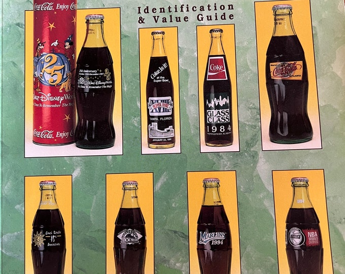 Coca Cola Commemorative Bottles Identification and Price Guide Book, by Bob and Debra Henrich, Lover Antiques and Vintage
