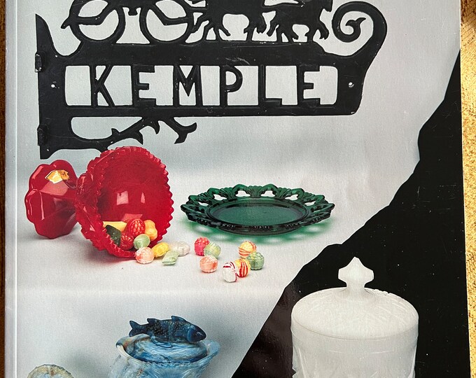 Kemble Glass Works Book, John E. Kemble Glass Works 1945-1970, Glass Art Guide, Kemble Art Glass Book, Lover Antiques and Vintage