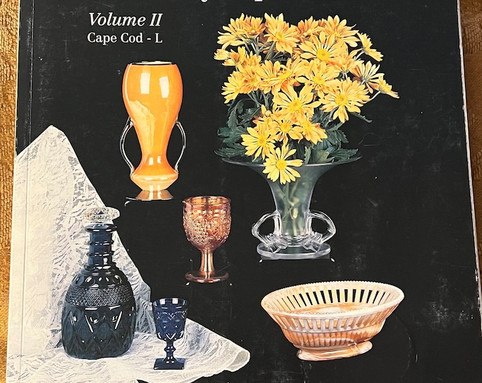 Imperial Glass Cape Cod Book by Myrna & Bob Garrison Glass Identification Glass Art Book Guide Lover Antiques and Vintage