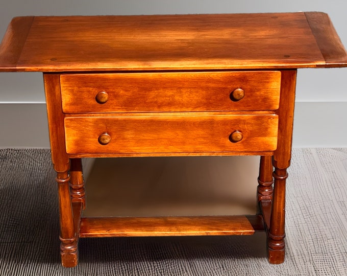 Cushman Colonial Creations Wall or Console Table No. 6115 Server Library Table Lover Antiques & Vintage Home Decor