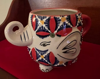 Vintage Embossed Elephant Mug: Mira Designers by FMC