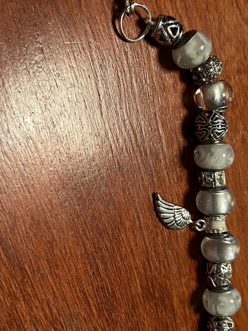 Angel Wing Charm Bracelet Willabee and Ward Jewelry ANGELIC WHITE