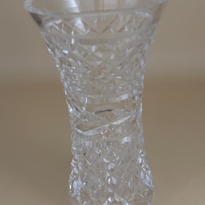 Antique American Brilliant Period Cut Vase ABP Cut Crystal American Cut Glass Lover Antiques and Vintage