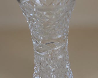 Antique American Brilliant Period Cut Vase ABP Cut Crystal American Cut Glass Lover Antiques and Vintage