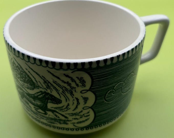 Vintage Currier & Ives Large Cup “Fashionable Turnouts” Big Mug by Royal China Lover Antiques and Vintage