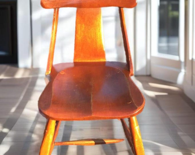 WR Dallas Chair, T-Back Chair, Brutalist Style, Mid Century Modern Chair, Cushman Style Chair, Wylie R. Dallas furniture, Lover Antiques