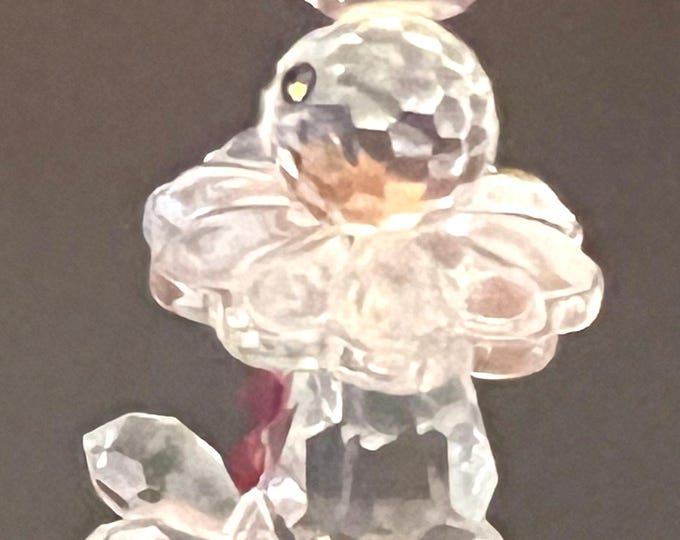Vintage Clown Crystal Figurine, Cute Glass Clown Figure, Clown Collectibles, Lover Antiques and Vintage