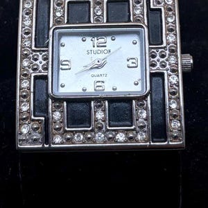 Vintage Geneva Platinum Quartz Watch Lover Antiques and Vintage