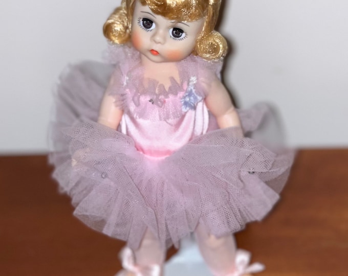 Madame Alexander Ballerina Doll #430 with blond hair and original box and tags