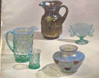 Vintage Fenton Glass The First Twenty Five Years by William Heacock Book for Collectors, Fenton Glass, Lover Antiques and Vintage