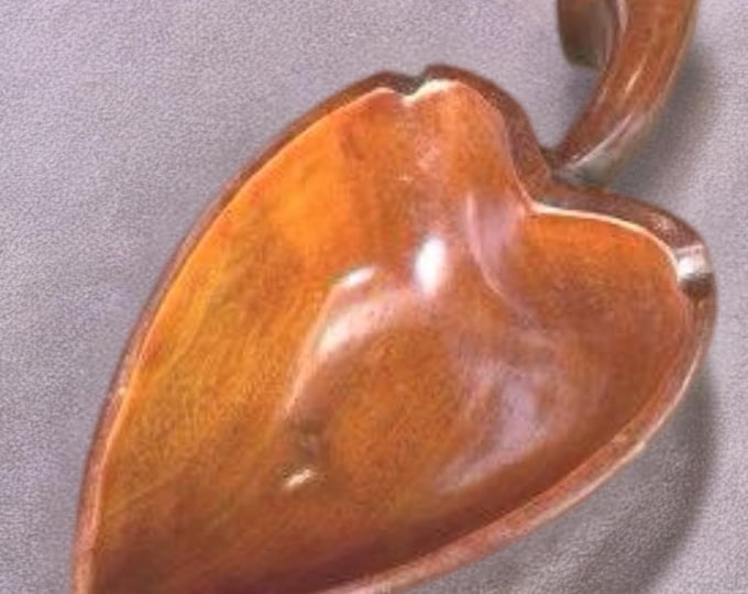 Vintage Hand Carved Wood Nut Bowl Mid Century Modern Home Decor Lover Antiques and Vintage