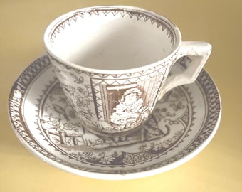 Vintage Gibson & Sons Ltd Victoria Cup and Saucer - Etsy