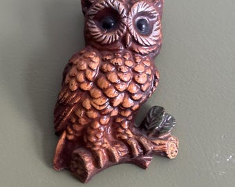 Vintage Owl Wall Hanging Lover Antiques and Vintage