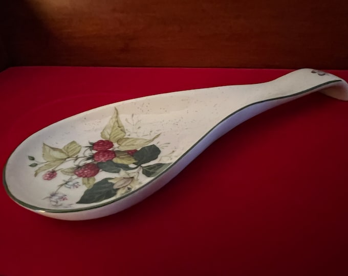 Vintage Porcelaine Décorée a Limoges France Spoon Rest, Limoges Spoon Stand, Limoges Porcelain Spoon Rest, Lover Antiques and Vintage