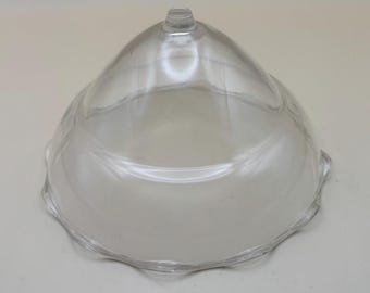 Vintage Glass Dessert Covers Curvy Dessert Glass Lover Antiques and Vintage