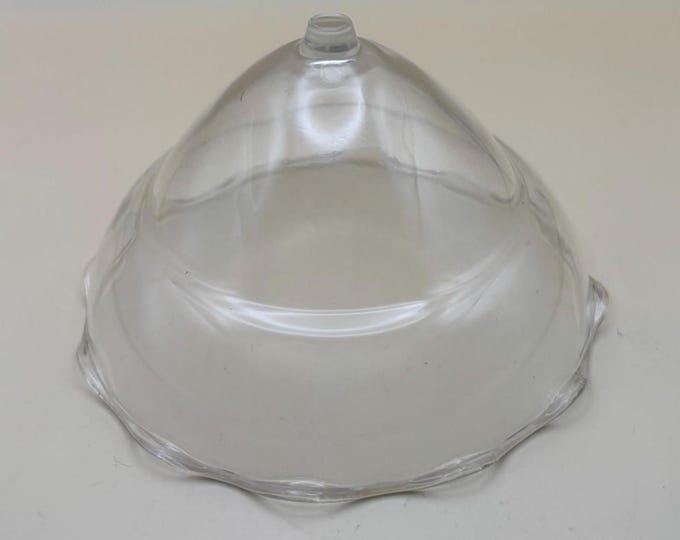 Vintage Glass Dessert Covers Curvy Dessert Glass Lover Antiques and Vintage