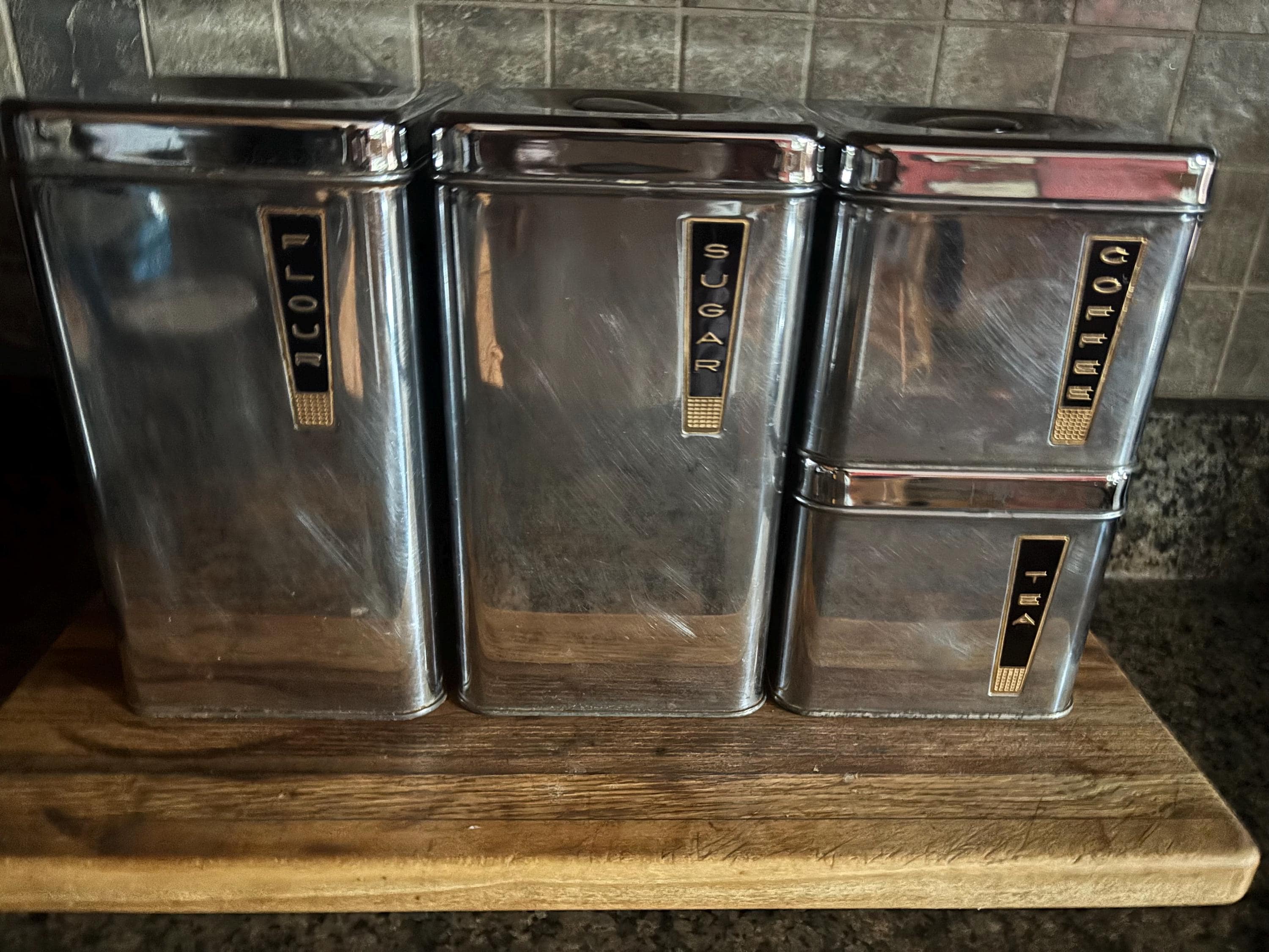 Lincoln Beautyware Canisters - Etsy