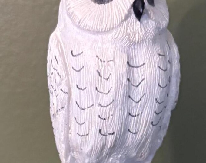 Ceramic Snowy Owl Ceramic Ornament Gift For Her Lover Antiques and Vintage