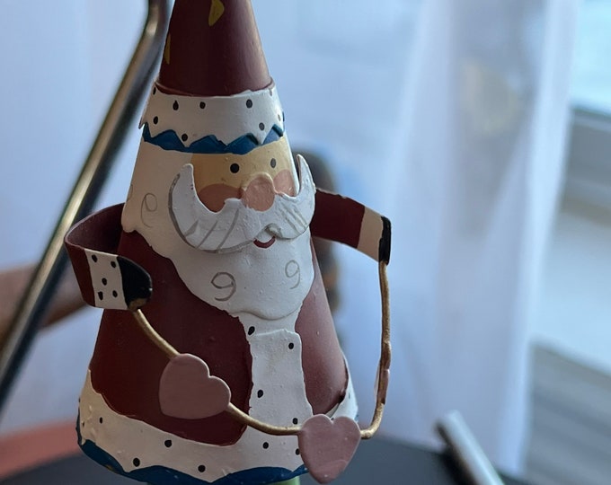 Vintage Santa Claus Hanging Ornament Figurine, Christmas Ornaments Old St. Nicholas St. Nick Vintage Art Dangling Legs, Lover Antiques