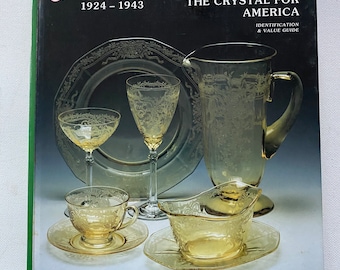 Fostoria Tableware 1924-1943 The Crystal For America Identification and Value Guide Book, by Milbra Long & Emily Seate, Lover Antiques