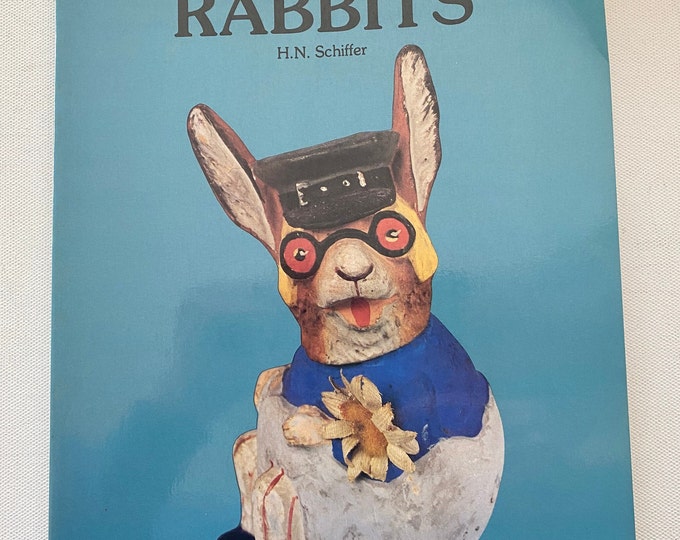 Collectible Rabbits Book, by H.N. Schiffer, Lover Antiques and Vintage