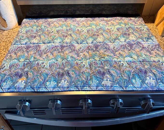 Decorative Oven Topper Reversible Padded Colorful Oven Cover, My Oven Topper, Lover Antiques and Vintage