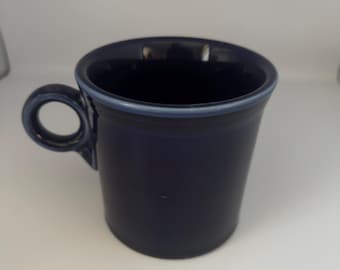 Fiesta Mug by Homer Laughlin Dark Blue Cup, Lover Antiques and Vintage