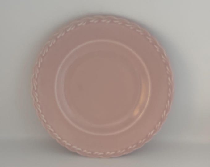 Vernon Kilns Native California Pink Plate, Lover Antiques and Vintage